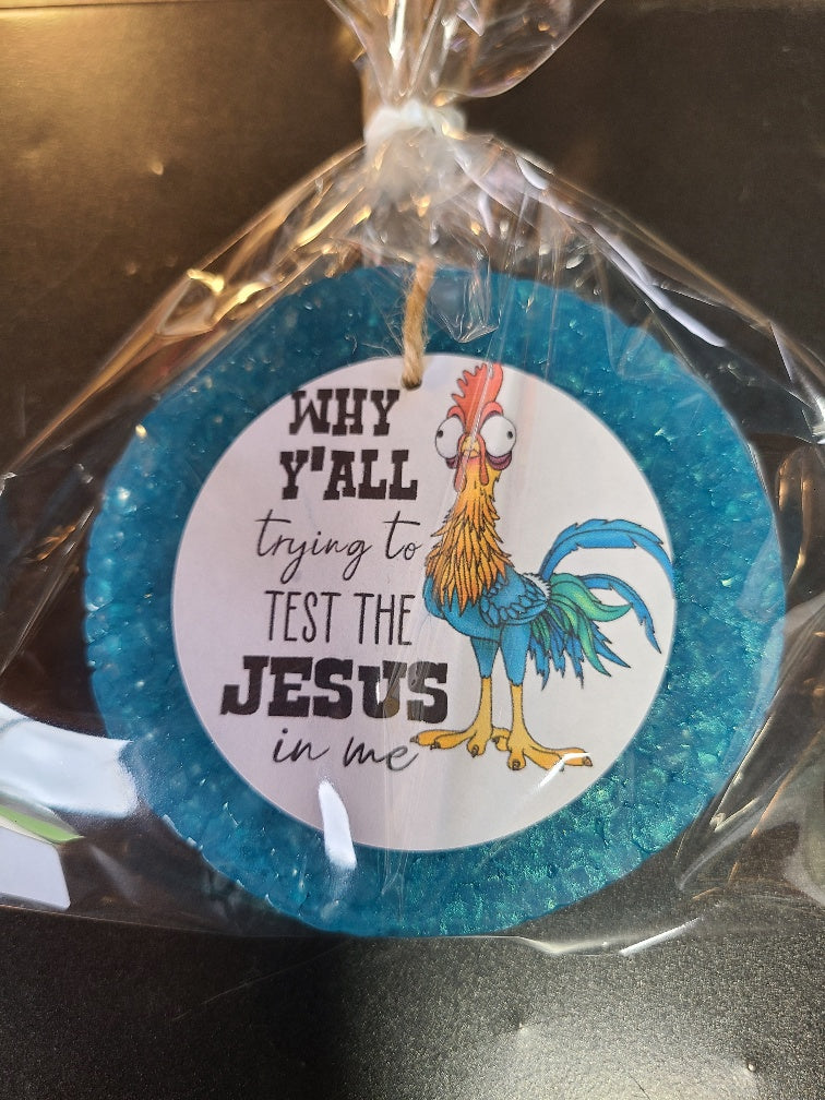 Why Y'all trying to Test the Jesus in Me Circle