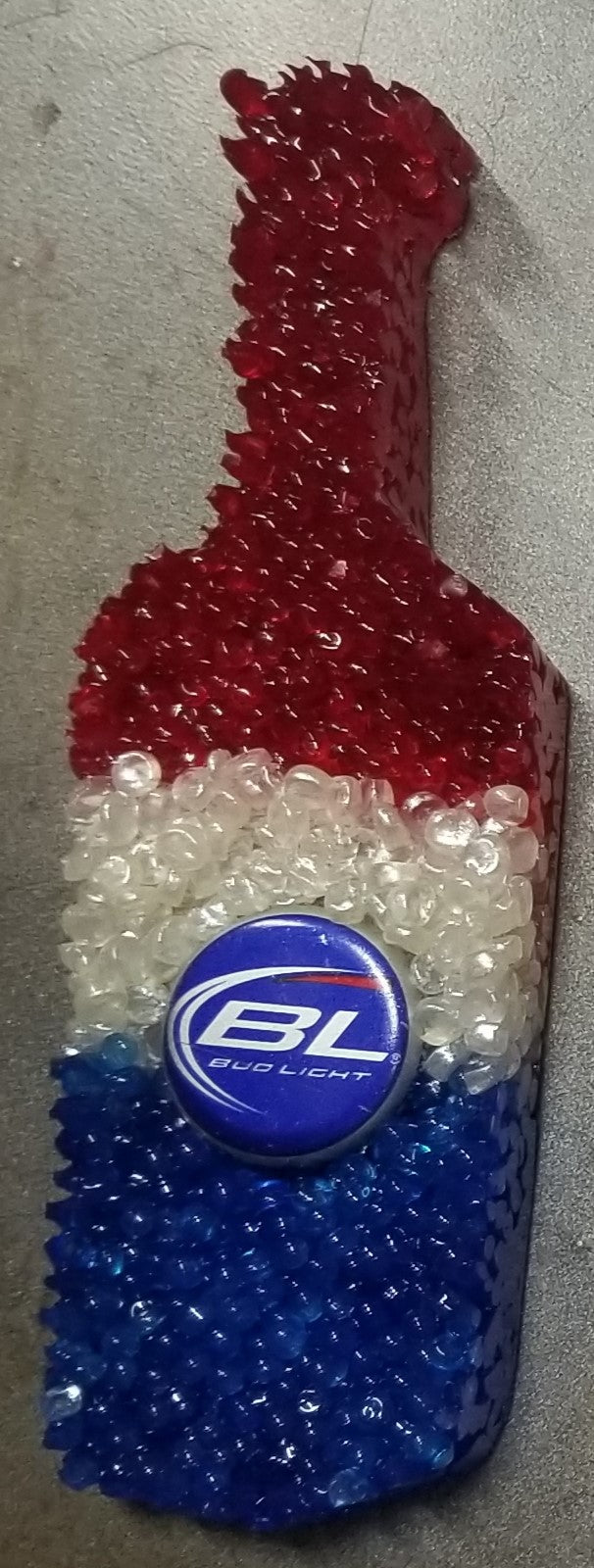 Red, White, & Blue Beer Bottle