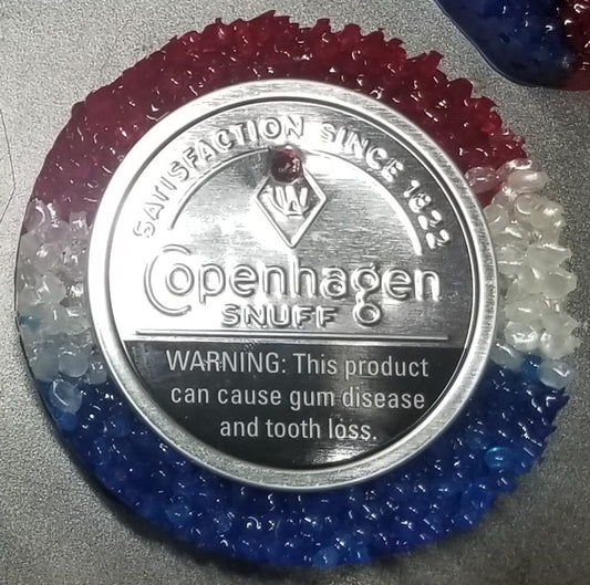 Red, White, & Blue Snuff Can